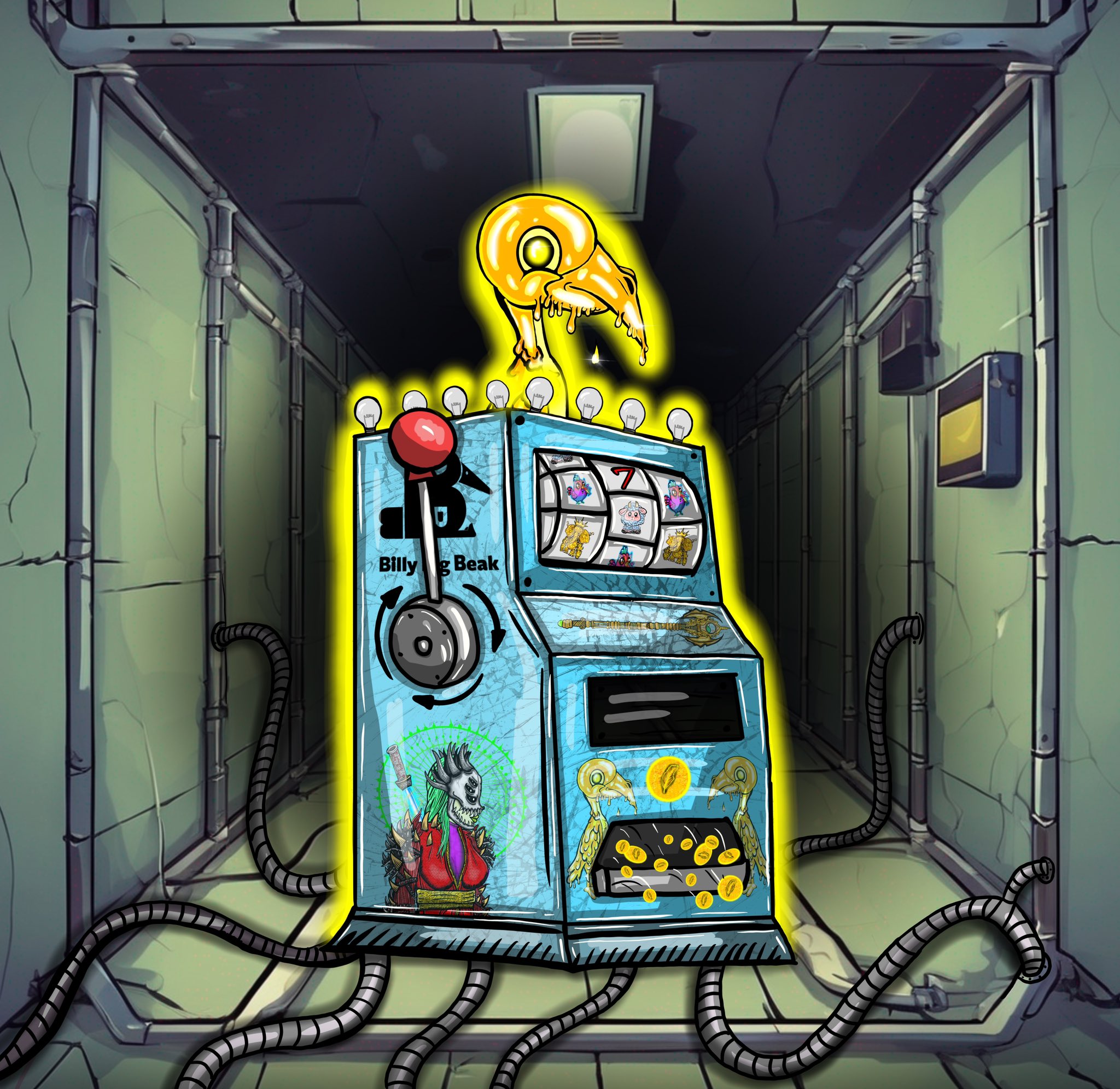 $FEATHERS - Billy Big Beak Vending Machine